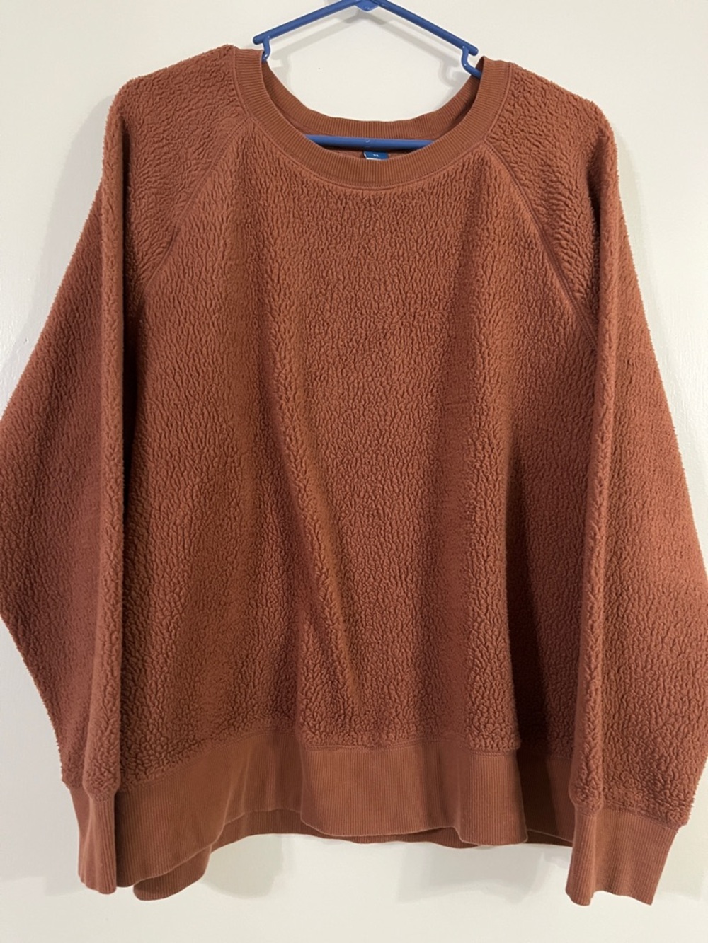 Old Navy Rust Crewneck Fleece Sweater
